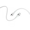 Cablu Date si Incarcare USB-C - USB-C Forever Flexible, 60W, 2m, Alb 