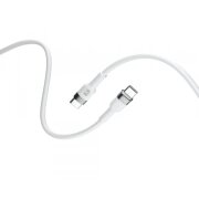 Cablu Date si Incarcare USB-C - USB-C Forever Flexible, 60W, 2m, Alb 