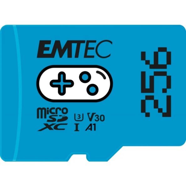 Card Memorie microSDXC Emtec Gaming Android A1, 256Gb, Clasa 10 / UHS-1 U3 ECMSDM256GXCU3G 