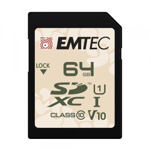 Card Memorie SDHC Emtec Outdoor, 64Gb, Clasa 10 / UHS-1 U1 ECMSD64GXCU1OR 