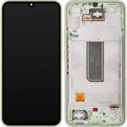 Display cu Touchscreen Samsung Galaxy A34 A346, cu Rama, Verde (Lime), Swap GH82-31200C 