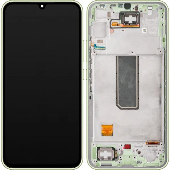 Display cu Touchscreen Samsung Galaxy A34 A346, cu Rama, Verde (Lime), Swap GH82-31200C 