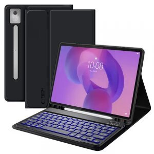 Husa Cu Tastatura pentru Lenovo Idea Tab Pro, Tech-Protect, SC PEN, Neagra 