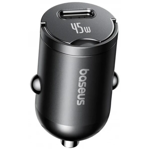 Incarcator Auto Cu Cablu USB-C Baseus PrimeTrip VP2, 45W, 3A, 1 x USB-C, Negru C0206800 