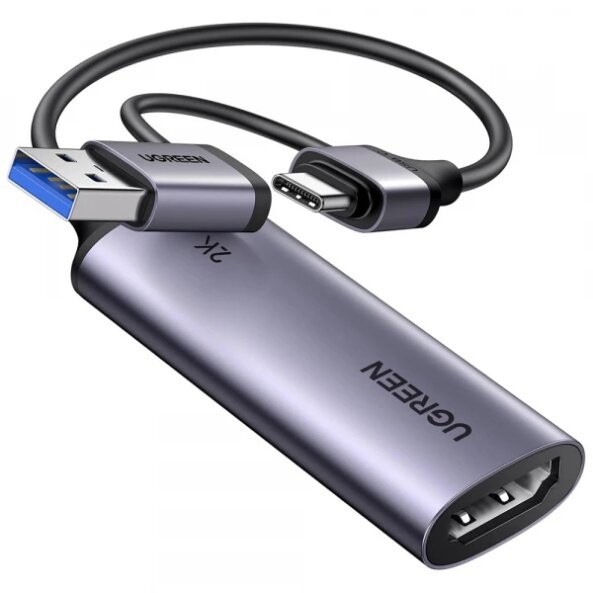 Adaptor Audio si Video USB-A / USB-C - HDMI UGREEN CM629 (15389), Gri