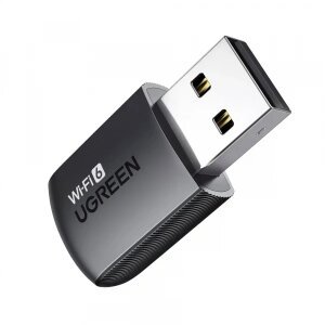 Adaptor Wireless UGREEN CM762 (35264), Dual Band, Wi-Fi 6, 600Mbps, Negru