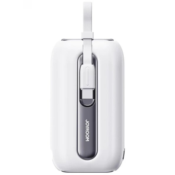 Baterie Externa Joyroom Colorful Series JR-L012, 10000mAh, 22.5W, QC + PD, 1 x Lightning - 2 x USB-C, Alba