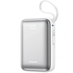 Baterie Externa Joyroom JR-PBF29, 20000mAh, 22.5W, QC + PD, 1 x Lightning - 2 x USB-C, Alba 