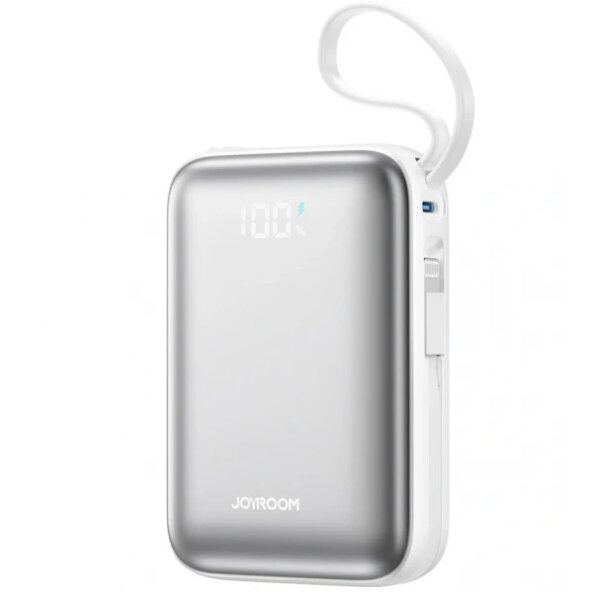 Baterie Externa Joyroom JR-PBF29, 20000mAh, 22.5W, QC + PD, 1 x Lightning - 2 x USB-C, Alba 