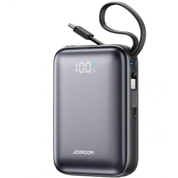 Baterie Externa Joyroom JR-PBF29, 20000mAh, 22.5W, QC + PD, 1 x Lightning - 2 x USB-C, Neagra 