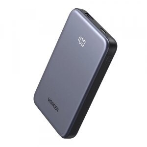 Baterie Externa UGREEN 75131B, 10000mAh, 22.5W, QC + PD, 1 x USB-A - 1 x USB-C, Gri