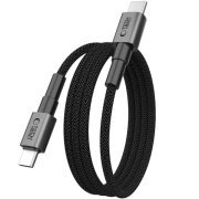Cablu Date si Incarcare USB-C - USB-C Tech-Protect Ultraboost DNA MagTwist, 100W, 2m, Gri 