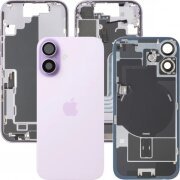 Capac Baterie Apple iPhone 17, Cu Carcasa Mijloc, Full Parts, Mov (Lavender), Swap 
