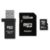 Card Memorie microSDXC Qilive, 64Gb, Clasa 10, Cu Cititor Card si Adaptor EKMSDM64GXC10QL