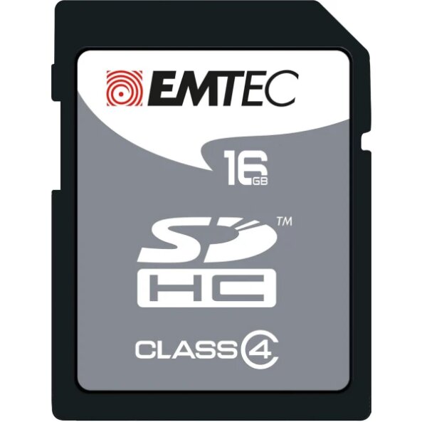 Card Memorie SDHC Emtec EliteSilver, 16Gb, Clasa 4 ECMSD16GHC4 