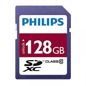 Card Memorie SDXC Philips, 128Gb, Clasa 10 FM12SD55B/10