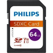 Card Memorie SDXC Philips, 64Gb, Clasa 10 / UHS-1 U1 FM64SD55B/00 