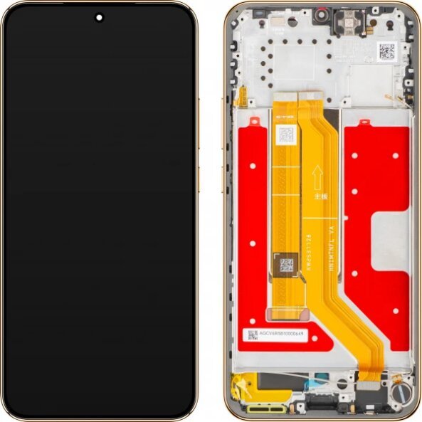 Display cu Touchscreen Honor Magic8 Lite, cu Rama, Rosu (Reddish Brown), Service Pack 0235ARVF 