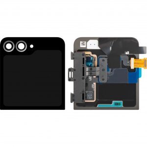 Display cu Touchscreen Samsung Galaxy Z Flip6 F741, Sub Outer, Argintiu (Silver Shadow), Service Pack GH97-30012A 