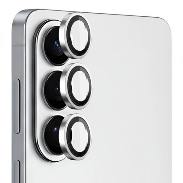 Folie de protectie Camera Spate Blueo pentru Samsung Galaxy S26 Plus S947 / S26, Sticla Securizata, Argintie