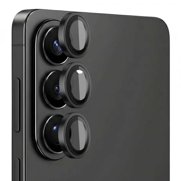 Folie de protectie Camera Spate Blueo pentru Samsung Galaxy S26 Plus S947 / S26, Sticla Securizata, Neagra