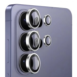 Folie de protectie Camera Spate Blueo pentru Samsung Galaxy S26 Ultra S948, Sticla Securizata, Argintie