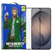 Folie de protectie Ecran Matte Blueo Anti-Glare pentru Samsung Galaxy S26 S942, Sticla Securizata, Full Glue, Neagra