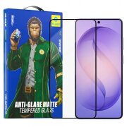 Folie de protectie Ecran Matte Blueo Anti-Glare pentru Samsung Galaxy S26 Ultra S948, Sticla Securizata, Full Glue, Neagra