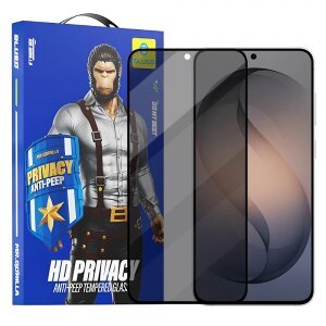 Folie de protectie Ecran Privacy Blueo Anti-Peep pentru Samsung Galaxy S26 S942, Sticla Securizata, Full Glue