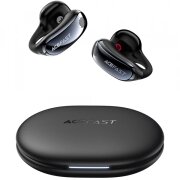 Handsfree Bluetooth Acefast Aceclip Pro, TWS, Negru