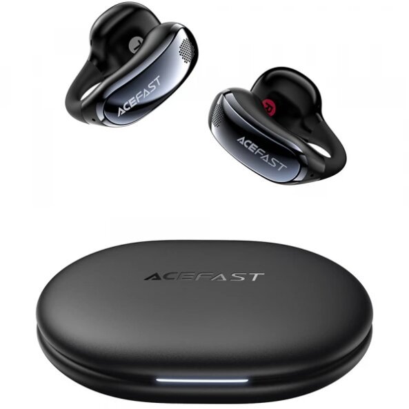 Handsfree Bluetooth Acefast Aceclip Pro, TWS, Negru