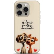 Husa pentru Apple iPhone 15 Pro Max, OEM, Lovers Dogs, Multicolor 