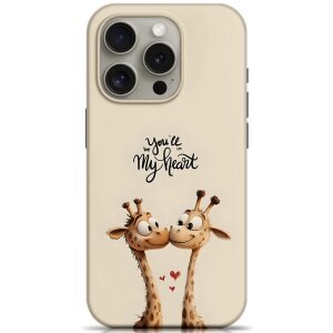 Husa pentru Apple iPhone 15 Pro Max, OEM, Lovers Giraffes, Multicolor 
