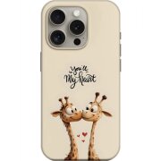 Husa pentru Apple iPhone 15 Pro, OEM, Lovers Giraffes, Multicolor 