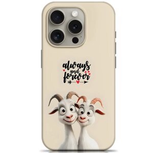 Husa pentru Apple iPhone 15 Pro, OEM, Lovers Goats, Multicolor 