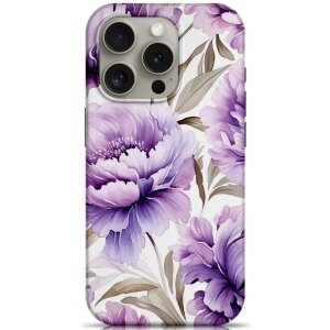 Husa pentru Apple iPhone 15 Pro, Perfect Case, Aurora Blossom Flowers, Multicolor 