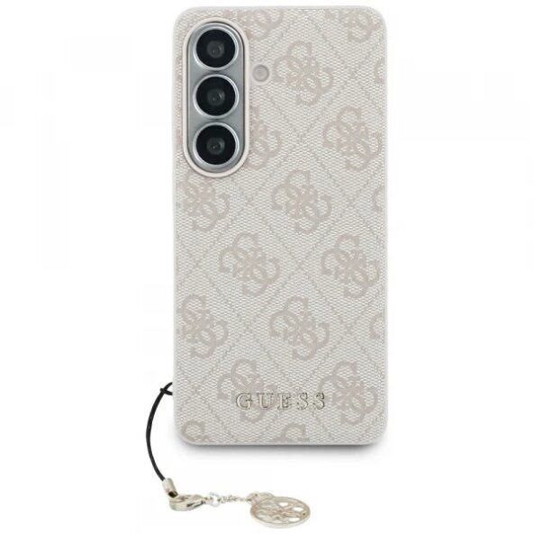 Husa pentru Samsung Galaxy S26 S942, Guess, 4G Classic Logo Charm, Roz