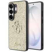 Husa pentru Samsung Galaxy S26 Ultra S948, Guess, Fixed Glitter Big 4G Metal Frame, Aurie