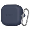 Husa Tech-Protect Silicone Hook pentru Samsung Galaxy Buds4 / Buds4 Pro, Bleumarin 