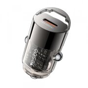 Incarcator Auto Yesido Y67, 45W, 3A, 1 x USB-C, Negru