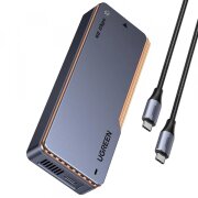 Rack UGREEN D703 (65727) pentru SSD M.2 NVMe, Negru