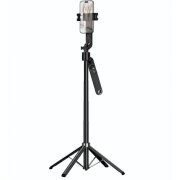 Selfie Stick Bluetooth HOCO K32 Face Tracking, 4.5inch - 7inch, Negru 