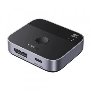 Switch Video DisplayPort / USB-C UGREEN 65878, Negru