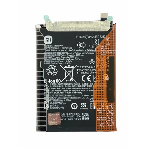 ACUMULATOR XIAOMI POCO F5,X5 PRO,REDMI NOTE 12 PRO 5G 5000mAh(Service Pack)