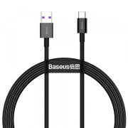 Cablu Date si Incarcare USB-A - USB-C Baseus Superior, 66W, 2m, Negru, Resigilat CATYS-A01 