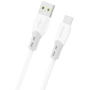 Cablu Date si Incarcare USB-A - USB-C Dudao L25ST, 100W, 1m, Alb 