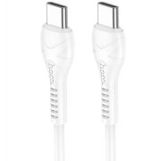 Cablu Date si Incarcare USB-C - USB-C HOCO X37, 60W, 1m, Alb 