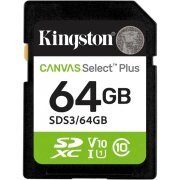 Card Memorie SDXC Kingston Canvas Select Plus, 64Gb, Clasa 10 / UHS-1 U1 SDS3/64GB 