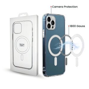 Husa MagSafe pentru Samsung Galaxy S26 Plus S947, OEM, 1800 Gauss, Transparenta 