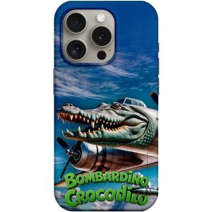 Husa pentru Samsung Galaxy A04s A047 / A13 5G A136, Perfect Case, Italian Brainrot Bombardino Crocodilo, Multicolor 